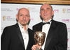 The design legend behind Dungeon Keeper, Theme Park and the Fable series, with Sir Ben Kingsley who recently voiced a character in Fable III. (Pic: BAFTA/Steve Butler)