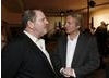 Harvey Weinstein and BAFTA Los Angeles Chairman Peter Morris