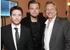 Kevin Connolly, Leonardo Di Caprio and BAFTA Los Angeles Chairman Peter Morris