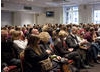 The Pitch Up audience listen to the pitch and the panel's feedback. 
