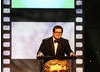 Josh Gad presented the Charlie Chaplin Britannia Award for Excellence in Comedy to Trey Parker and Matt Stone. 