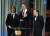 Max Wiedemann, Florian Henckel von Donnersmarck and Quirin Berg collected the BAFTA for Film Not in the English Language for The Lives of Others (pic: BAFTA / Camera Press).