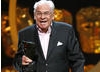 Comedy actor Stanley Baxter on stage at Happy Birthday BAFTA