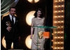 Actor Eddie Marsan and Actress Jodie Whittaker introduce the Sound award (BAFTA/Brian Ritchie). 