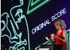 TV personality Edith Bowman takes to the stage to indroduce the category of Original Score (BAFTA/Brian Ritchie)