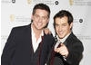Presenters Dick and Dom arrive at the EA British Academy Children's Awards ceremony