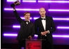 Since its release, almost 6 million copies of Bad Company 2 have been sold worldwide. Its producers accept the award for Use of Audio. (Pic: BAFTA/Brian Ritchie)