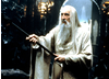 Christopher Lee as Saruman in the first film of the series based on J. R. R. Tolkien's The Lord of the Rings. Pic: c.New Line/ Everett/ Rex Features