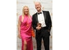 Pamela Stephenson with the BAFTA-winning composer of Any Human Heart, Dan Jones. (Pic: BAFTA/Chris Sharp)