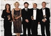Single Documentary winners Lie of the Land with presenter John Simm