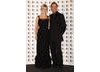 Previous nominee Ashley Jensen with Robson Green in the press room