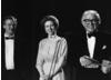 Richard Attenborough and Timothy Burrill, Academy Chair with HRH The Princess Royal, Academy President having received the fellowshiop at the Film and Television Awards in 1983. 