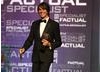 Physicist Brian Cox presents the Specialist Factual Award. (BAFTA/Steve Butler)