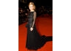 The Dorian Gray star graced the red carpet in a flowing black gown by Kate Halfpenny (BAFTA / Richard Kendal).