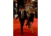 Orange Rising Star Award nominee Sam Riley walked the red carpet in style with Control co-star Alexandra Maria Lara (pic: Greg Willams / Art+Commerce).