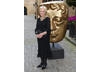 The TV chef arrives at the Television Craft Awards to present the Editing Factual BAFTA.