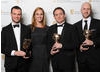 Visual Effects winners from BlueBolt with actress Ruth Bradley. They received the award for their work on Great Expectations.