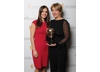 Costume Design winner Charlotte Walter with actress Charlotte Riley.
