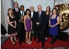 Some of the show’s past and present crew, including presenters Ore Oduba, Sonali Shah and John Craven.