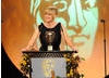 Actress Sarah Lancashire introduces the final BAFTA mask of the eveving, the Academy's Special Award. 