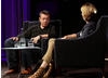 BAFTA winning screentwriting Peter Morgan talks with Television and Radio Presenter Francine Stock. (Photography: Jay Brooks)