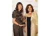 Kristina Hetherington, winner of Editing Fiction Award for Mo with The Thick Of It star Rebecca Front.