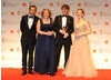Citation readers Joseph Mawle and Holliday Grainger with winning filmmakers Gerardine O'Flynn and John Maclean.