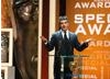 Producer Simon Cowell receives the Academy's Special Award. (BAFTA/Steve Butler)