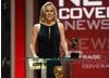 News reader Sophie Raworth presents the News Coverage Academy Award.(BAFTA/Steve Butler)