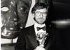 Steven Spielberg at the British Academy Film Awards in 1986.