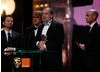 Richard Baneham, Andrew R. Jones, Joe Letteri and Stephen Rosenbaum accept their awards for Special Visual effects for the film Avatar (BAFTA/Brian Ritchie).