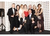 The Casualty team proudly pose with their award for Continuing Drama