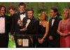 The production team of Granada Reports Morecambe Bay give a passionate acceptance speech as they collect the award for News Coverage