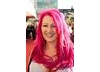 Jane Goldman sported her trademark pink hair on the red carpet as she arrived with husband and Entertainment Performance nominee Jonathan Ross (BAFTA / Richard Kendal).