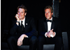 James Cracknell and Ben Fogle backstage at the 2010 BAFTA Television Awards.