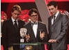 Blake Harrison, Joe Thomas and Simon Bird - otherwise known as The Inbetweeners - present this year's only publicly-voted award, after winning it themselves last year.