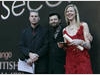 Mark Kermode and Andy Serkis congratulate the winner of 60 Seconds of Fame.