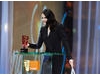 Orange Rising Star winner in 2007 Eva Green presents the award in 2008 at the Orange British Academy Film Awards in 2008.