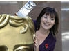 TV presenter Lorraine Kelly with her BAFTA Scotland award 