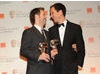 Winning director Paddy Considine with producer Diarmid Scrimshaw.