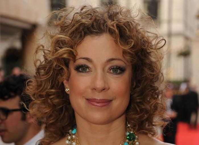 Alex Kingston is famous for her thick curls at last year's Television 