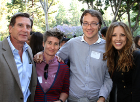 BAFTA Los Angeles' Donald Haber with Jules Nurrish, Brynach Day and Liza Rhea.