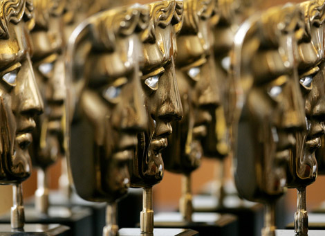 BAFTA masks wait to be presented at the Orange British Academy Film Awards. BAFTA masks wait to be presented at the Orange British Academy Film Awards.