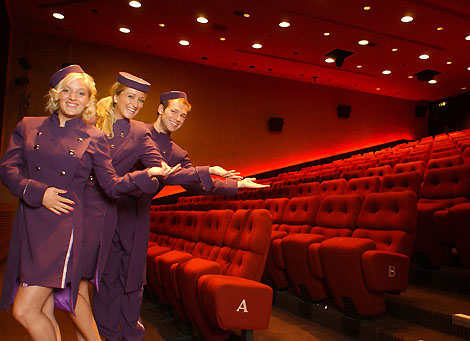 The ushers from Boo! Events in the Princess Anne Theatre at 195 Piccadilly. 