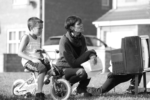 Clio Barnard on set of The Arbor (2010) Clio Shooting The Arborlo