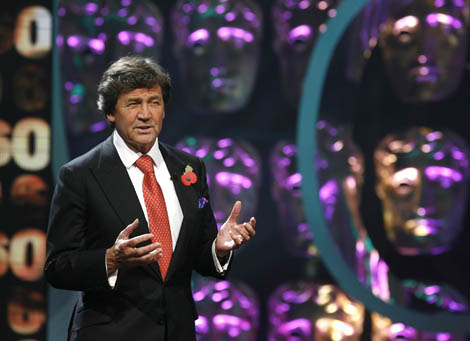 Melvyn Bragg on stage at Happy Birthday BAFTA