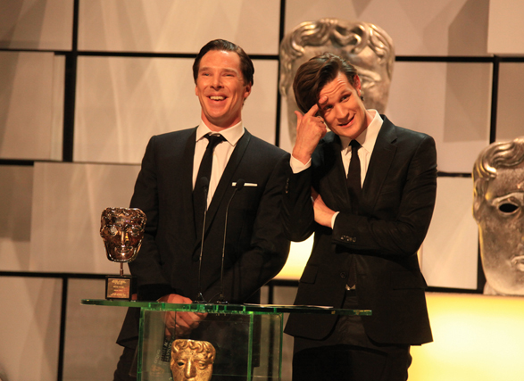 Benedict Cumberbatch & Matt Smith at the Television Awards in 2012. Benedict Cumberbatch & Matt Smith