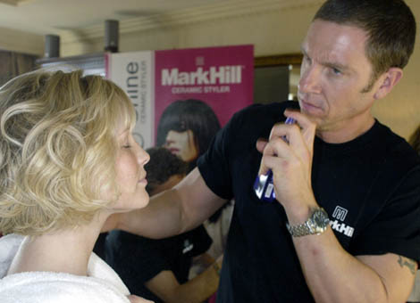 Joanna Page in the Mark Hill studio, April 2008. Joanna Page in the Mark Hill studio, April 2008.