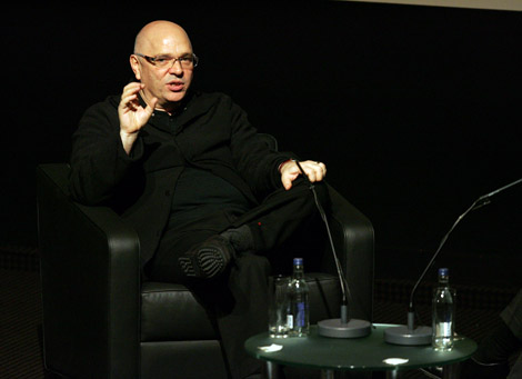 Anthony Minghella on stage at an Academy Life in Pictures event. Anthony Minghella on stage at an Academy Life in Pictures event.