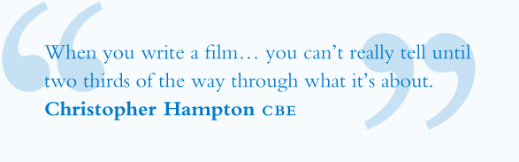 Christopher Hampton Screenwriter Quote